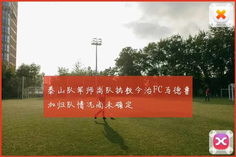泰山队军师离队执教今治FC马德鲁加归队情况尚未确定